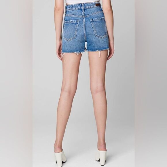 NWT BLANK NYC Women’s Cut Off Cruise Control Blue Jean Shorts - Size 29 - Picture 7 of 9